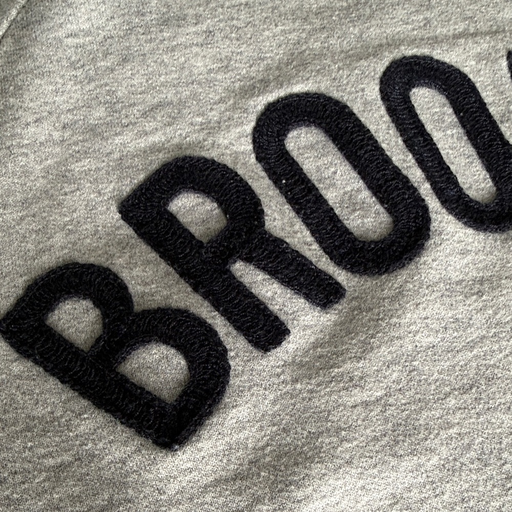Vintage J. Crew Gray Crewneck BROOKLYN Sweatshirt - Picture 3 of 7